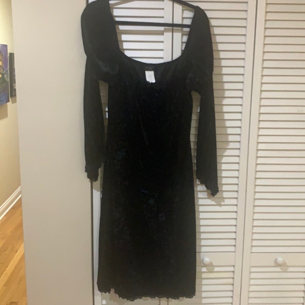 Black Velvet Dress!